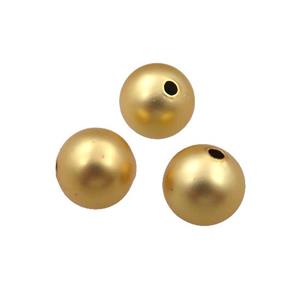 round copper beads, unfaded, duck-gold, approx 3mm dia