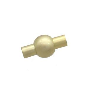 Copper Magnetic Clasp Unfade Gold Plated, approx 8mm, 2.5mm hole