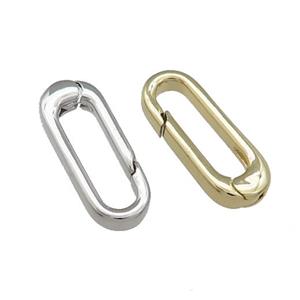 Copper Carabiner Clasp Mixed, approx 7-18.5mm