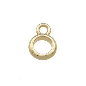 Copper Bail 18K Gold Plated, approx 6mm