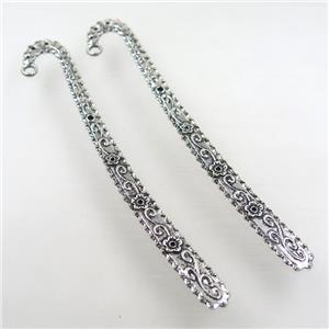 tibetan style Alloy bookmark charms, approx 12.5cm length
