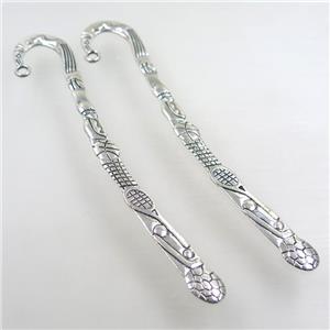 tibetan style alloy bookmark charms, approx 12.5cm length