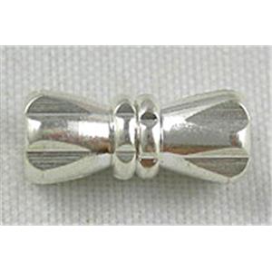 Silver Plated Copper Clasp, 5x12mm