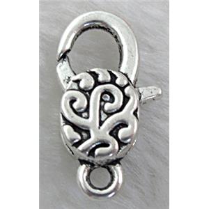 Parrot alloy Lobster Clasp, 17x30mm