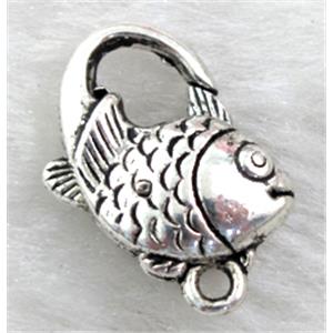 gold-fish Clasp, alloy, 14x20mm