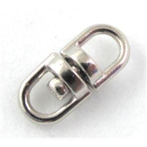 Platinum Plated Alloy Connector, 6x14mm