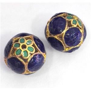 enameling copper spacer bead, colorfast, approx 15mm dia
