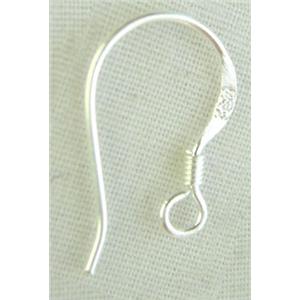 French Earring, 725 Silver, 16.3mm high