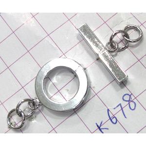 Copper toggle clasps, ring: 20mm, stick: 26mm, color code: E golden