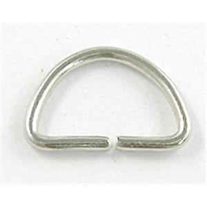 Nickel Color Triangle Jump Rings, 10x15mm 