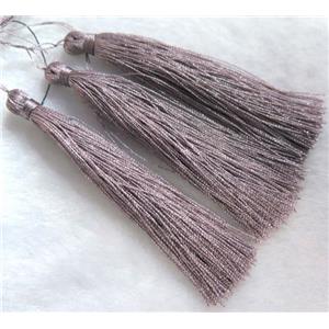 handmade tassel with nylon wire, approx 90mm length