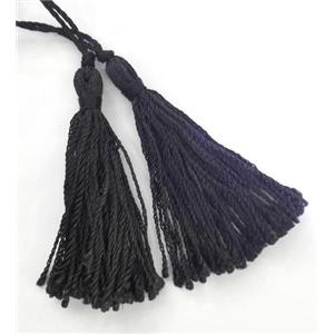 handmade tassel pendant with nylong wire, approx 60-78mm length