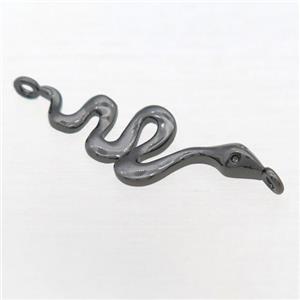 copper snake connector, black plated, approx 10-25mm