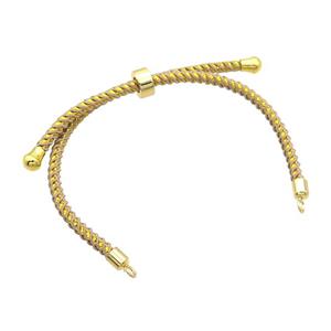 Khaki Nylon Bracelet Chain, approx 3mm