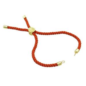 Red Nylon Bracelet Cord, approx 3mm, 20cm length