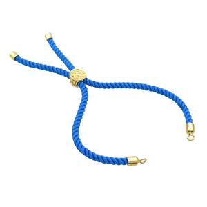 Skyblue Nylon Bracelet Cord, approx 3mm, 20cm length