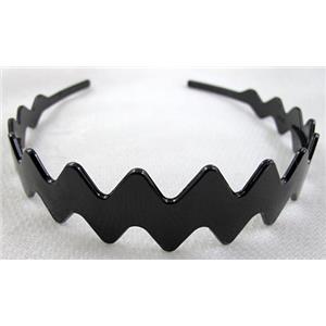 Head Bands, Plastic, Black, 13x15cm