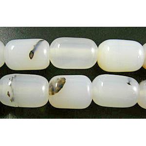 Natural Heihua Agate beads, barrel shape, 13x17mm, 21pcs per st