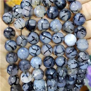 Natural Agate Beads Faceted Round B-Grade, approx 14mm dia