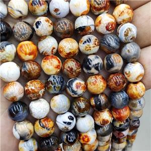 Orange Fire Agate Beads Smooth Round, approx 12mm dia