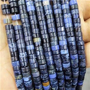 Natural Dumortierite Heishi Spacer Beads Blue, approx 6mm