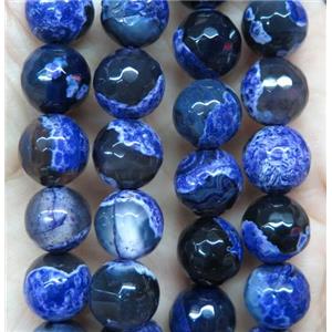 lavender Dichromatic Agate beads, faceted round, approx 10mm dia, 15.5 inchses