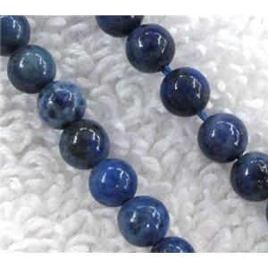 lapis lazuli beads, round, blue, approx 4mm dia, 98pcs per st