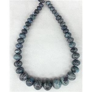 Agate rondelle beads Necklace Chain, approx 10-20mm