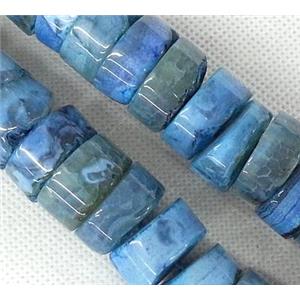 blue Agate heishi beads, approx 25mm