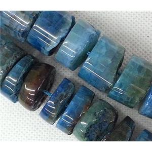 blue Agate heishi beads, approx 25mm