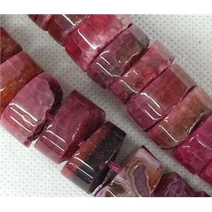 red Agate heishi beads, approx 25mm