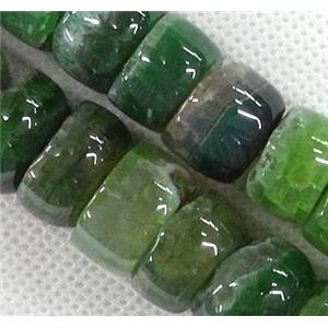 green Agate heishi beads, approx 25mm