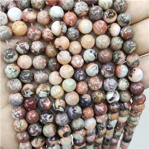 ocean jasper beads, round, approx 14mm dia