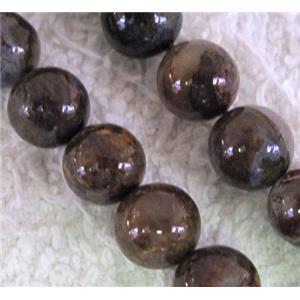 tiger quartz stone beads, round, approx 6mm dia, 15.5 inches