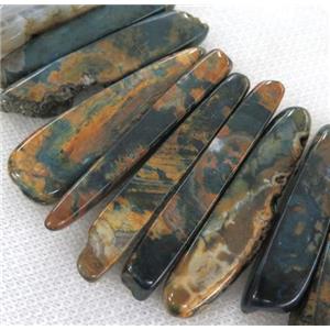 dragon veins Agate Beads, stick, freeform, approx 20-60mm