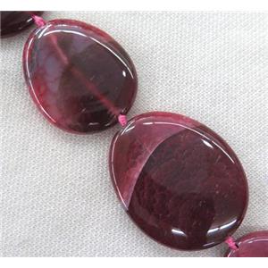 red Agate bead, teardrop, approx 30-60mm, 15.5 inches length