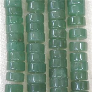 green Aventurine heishi beads, approx 5x10mm