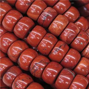 Red Jasper barrel beads, approx 5x8mm