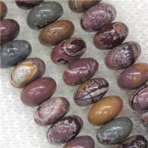 Sonora Jasper rondelle beads, approx 4x6mm