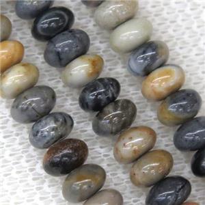 Picasso Jasper Beads Creek Smooth Round, approx 4x6mm