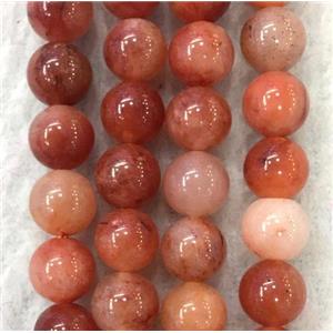 round Red Chalcedony beads, approx 14mm dia