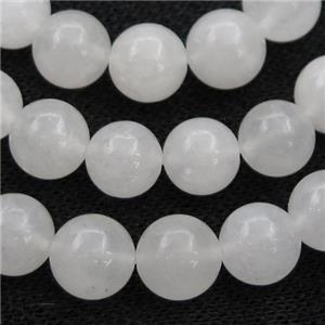 round white Jade beads, approx 4mm dia