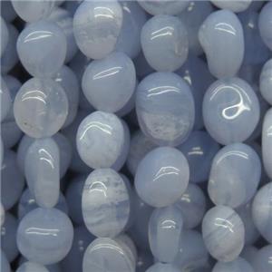 Blue Lace Agate beads chip, freeform, approx 6-8mm