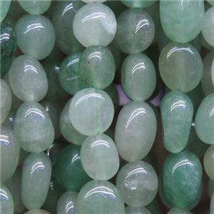 green Aventurine bead chips, freeform, approx 6-8mm