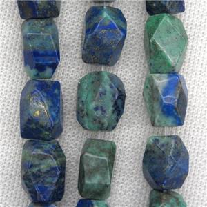 Azurite nugget beads, freeform, approx 15-22mm