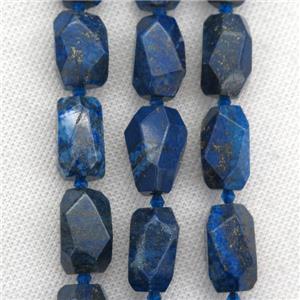 blue Lapis Lazuli nugget beads, freeform, approx 15-22mm