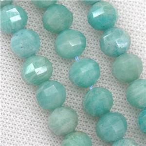 green Amazonite lantern Beads, approx 11-12mm dia
