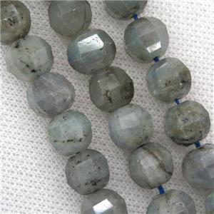 Labradorite lantern beads, approx 11-12mm dia