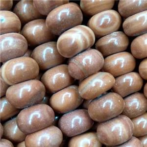 grain woodgrain jasper beads, rondelle, approx 5x8mm