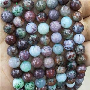 round African Jadeite beads, dye, approx 10mm dia